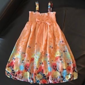Girls’ floral bubble sundress
